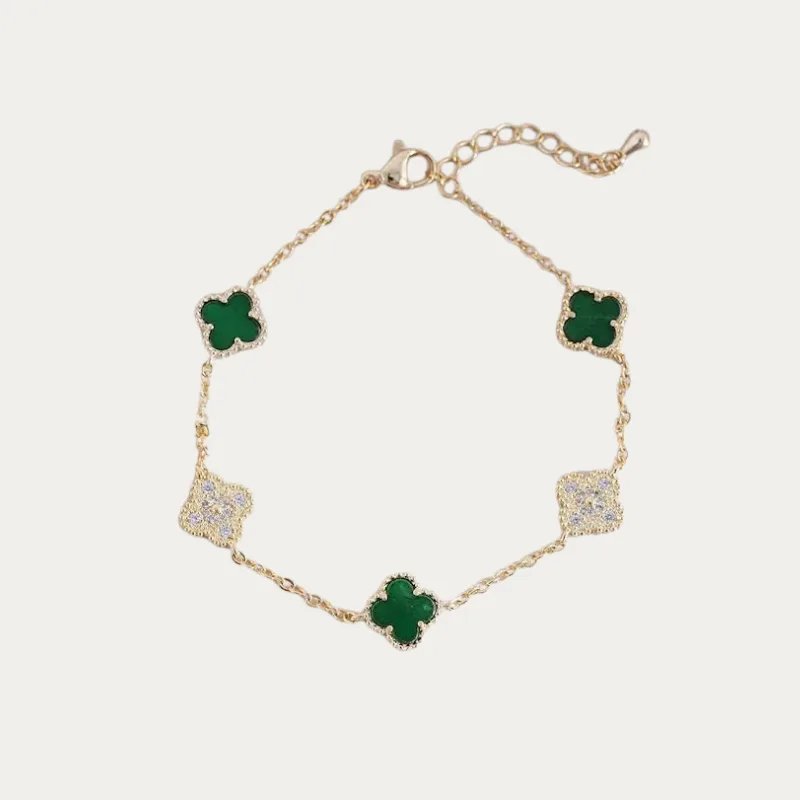 Klöver diamant armband