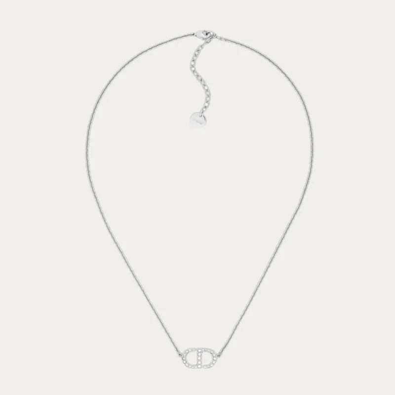 Silver halsband